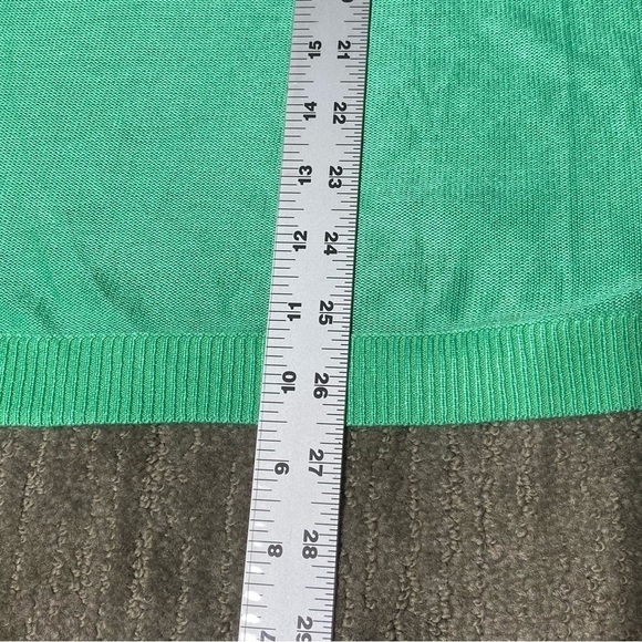 Liz Claiborne Open Drape Cardigan Women's Sz S Seafoam Green Business Casual - Picture 8 of 10